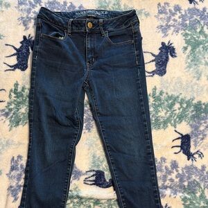 American Eagle Outfitters Women's Deep Indigo Skinny Jeans